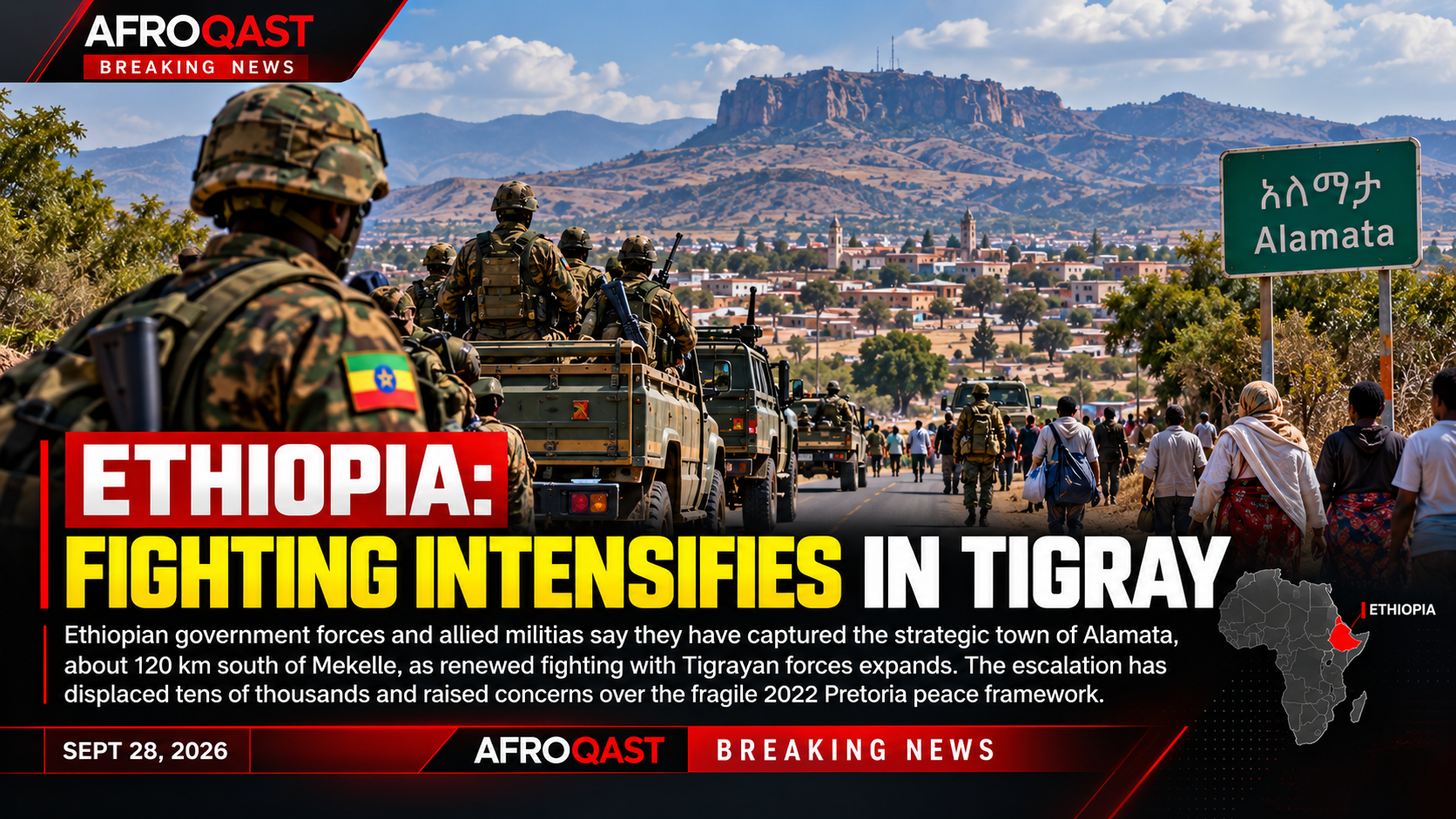 🇪🇹 ETHIOPIA: Fighting Intensifies in Tigray