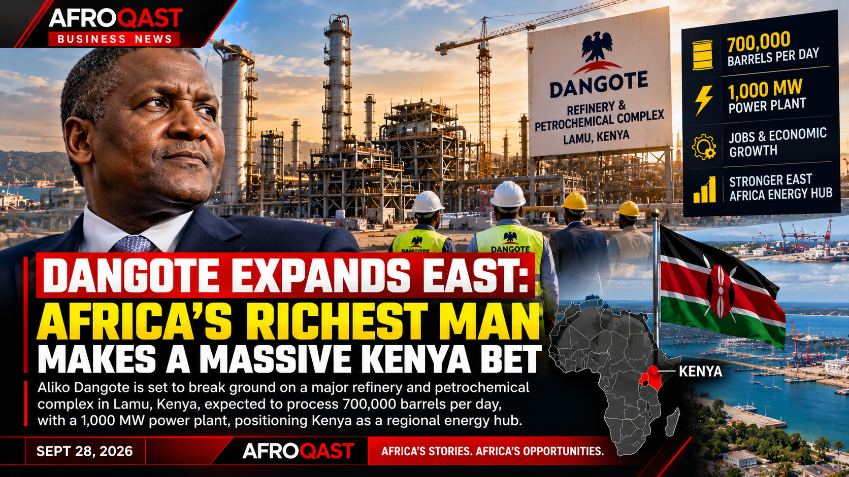 DANGOTE EXPANDS EAST: A NEW POWER MOVE IN AFRICA’S ENERGY SECTOR